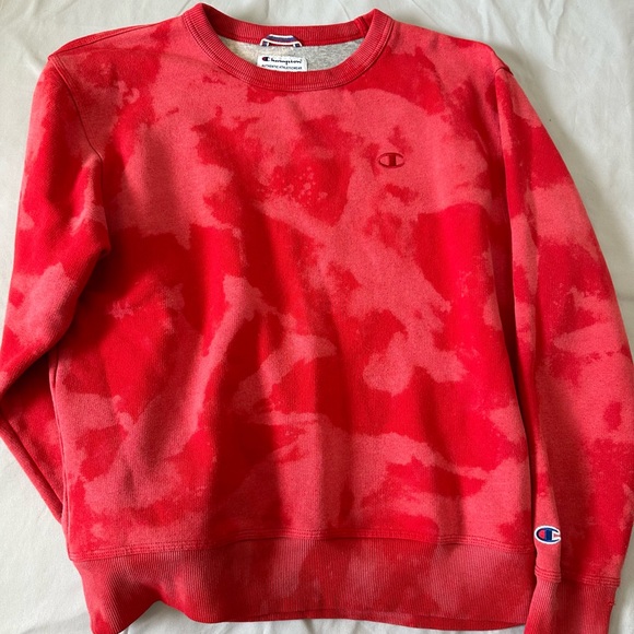Champion Red camo Authentic Athleticwear sweatshirt - Picture 1 of 4